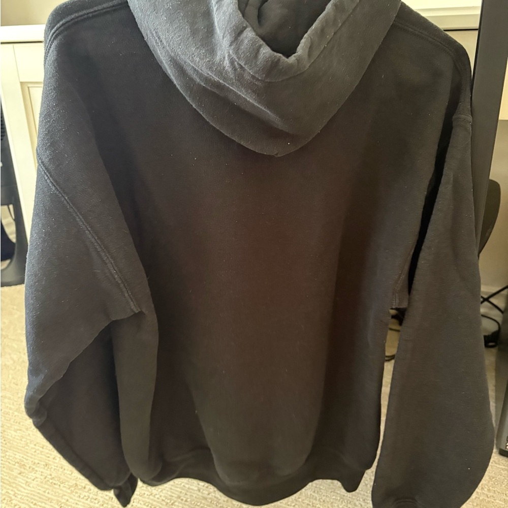 Men’s medium black hoodie - Picture 2 of 3